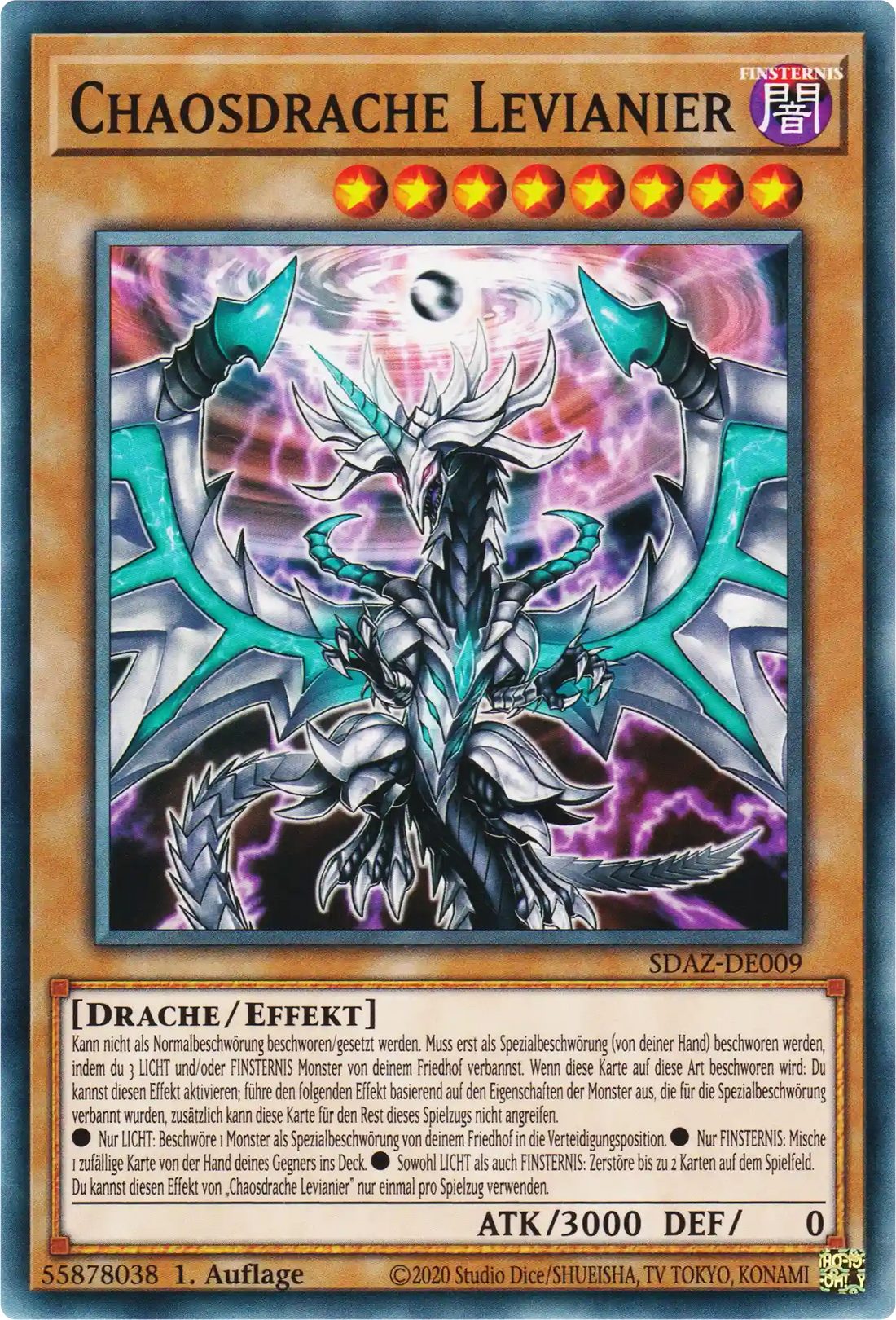 Chaosdrache Levianier Yu-Gi-Oh! Karte SDAZ-DE009 Common