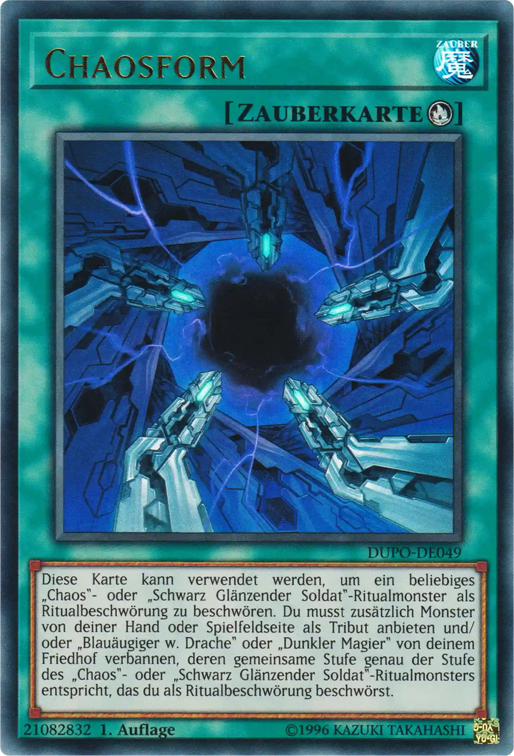Chaosform Yu-Gi-Oh! Karte DUPO-DE049 Ultra Rare