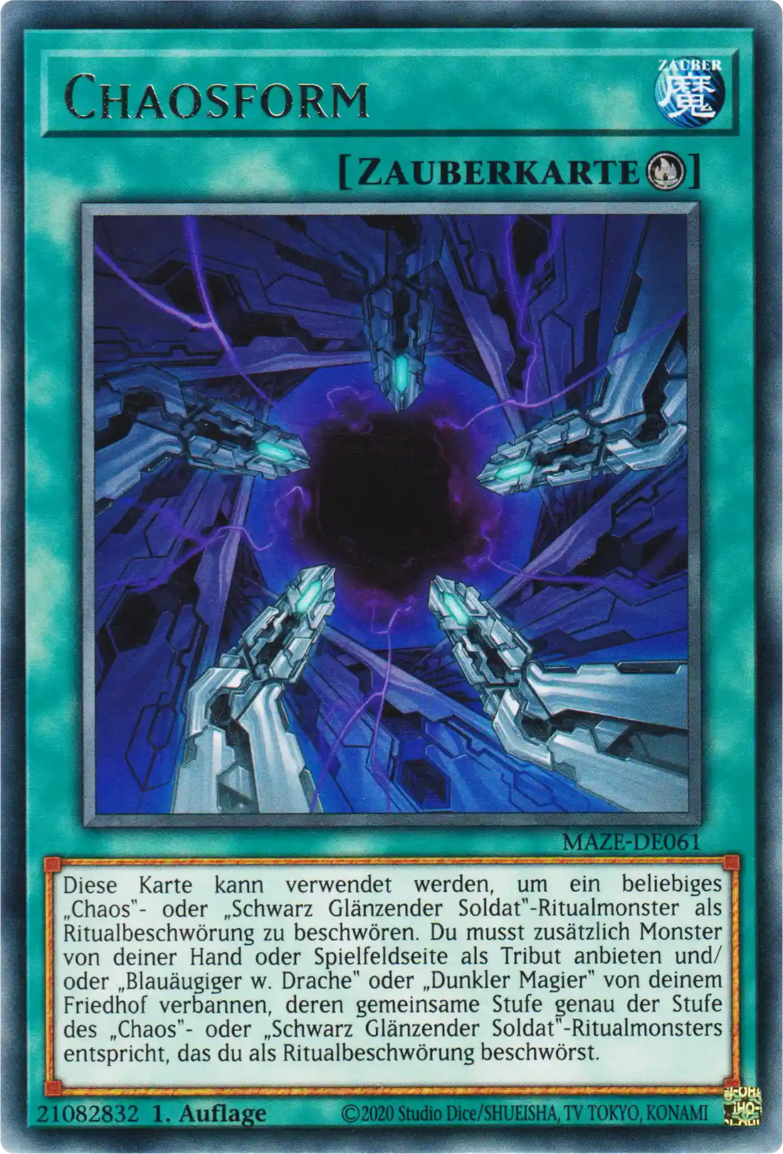 Chaosform Yu-Gi-Oh! Karte MAZE-DE061 Rare