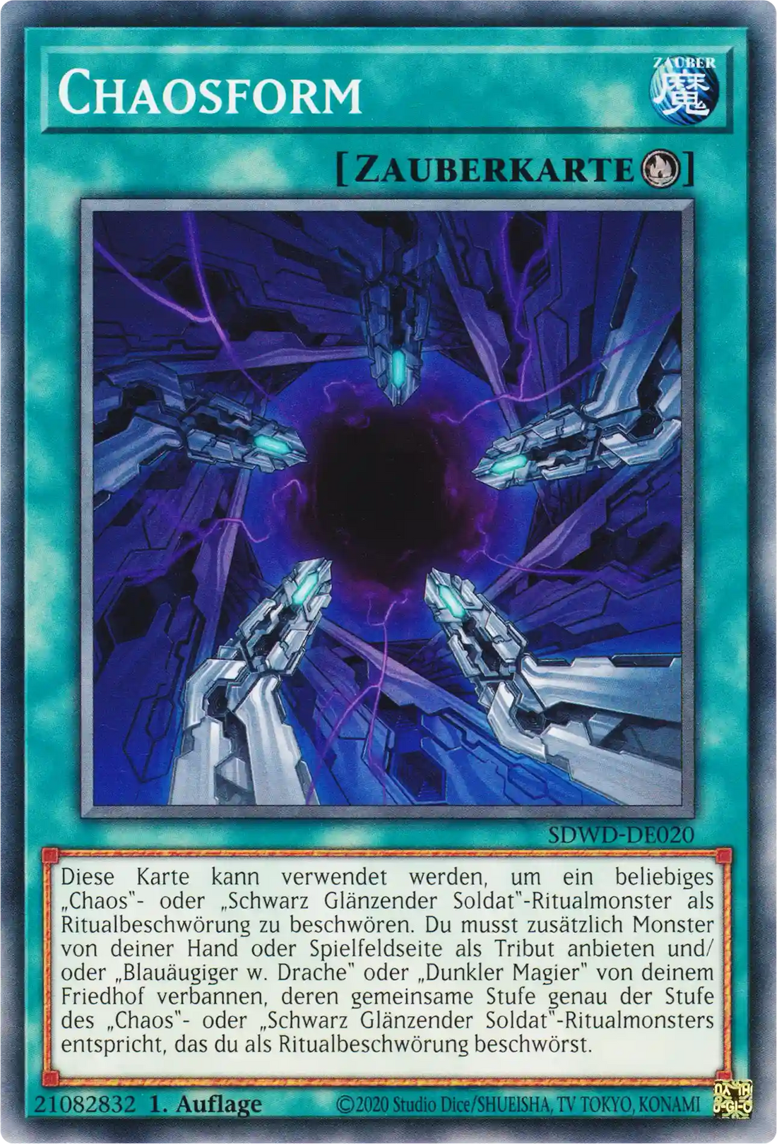 Chaosform Yu-Gi-Oh! Karte SDWD-DE020 Common