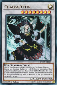 Chaosgöttin Yu-Gi-Oh! Karte DUOV-DE079 Ultra Rare