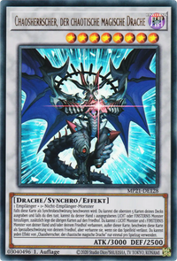 Chaosherrscher, der chaotische magische Drache Yu-Gi-Oh! Karte MP21-DE128 Ultra Rare