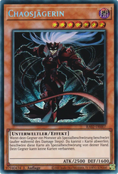 Chaosjägerin Yu-Gi-Oh! Karte RA02-DE007 Secret Rare