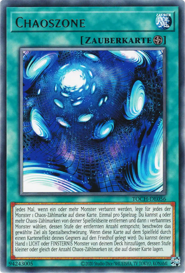 Chaoszone Yu-Gi-Oh! Karte TOCH-DE056 Rare
