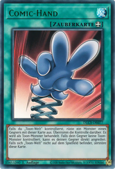 Comic-Hand Yu-Gi-Oh! Karte DLCS-DE077 Green Ultra Rare