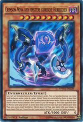 Crimson Nova der finstere kubische Herrscher Yu-Gi-Oh! Karte MVP1-DE039 Ultra Rare