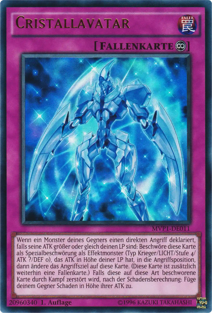 Cristallavatar Yu-Gi-Oh! Karte MVP1-DE011 Ultra Rare