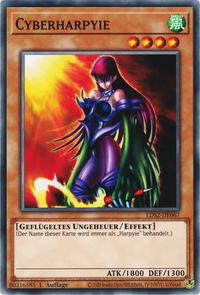 Cyberharpyie Yu-Gi-Oh! Karte LDS2-DE067 Common