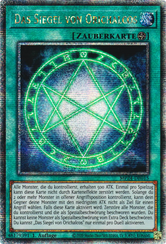 Das Siegel von Orichalcos Yu-Gi-Oh! Karte MP24-DE015 Quarter Century Secret Rare