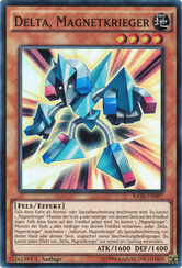 Delta, Magnetkrieger Yu-Gi-Oh! Karte RATE-DE097 Super Rare