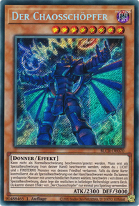 Der Chaosschöpfer Yu-Gi-Oh! Karte BLCR-DE070 Secret Rare
