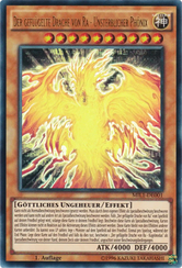 Der geflügelte Drache von Ra - Unsterblicher Phönix Yu-Gi-Oh! Karte MIL1-DE001 Ultra Rare