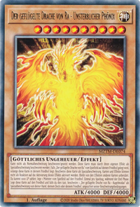 Der geflügelte Drache von Ra - Unsterblicher Phönix Yu-Gi-Oh! Karte MZTM-DE074 Rare