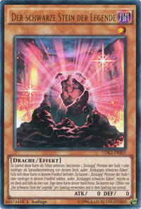 Der schwarze Stein der Legende Yu-Gi-Oh! Karte LDK2-DEJ05 Ultra Rare