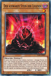 Der schwarze Stein der Legende Yu-Gi-Oh! Karte LDS1-DE007 Common