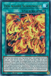 Der wahre Sonnengott Yu-Gi-Oh! Karte MP22-DE275 Ultra Rare