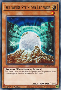 Der weiße Stein der Legende Yu-Gi-Oh! Karte LDS2-DE004 Common