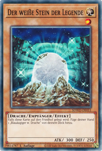 Der weiße Stein der Legende Yu-Gi-Oh! Karte SDWD-DE011 Common
