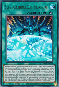 Der zerbrechende Zerstörungsgott Yu-Gi-Oh! Karte MP22-DE274 Ultra Rare