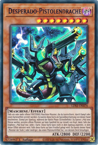 Desperado-Pistolendrache Yu-Gi-Oh! Karte LDS1-DE076 Blue Ultra Rare