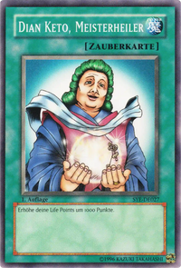 Dian Keto, Meisterheiler Yu-Gi-Oh! Karte SYE-DE027 Common