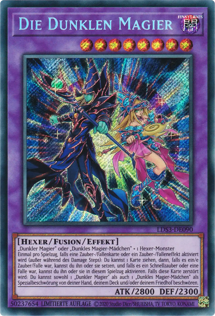 Die Dunklen Magier Yu-Gi-Oh! Karte LDS3-DE090 Common