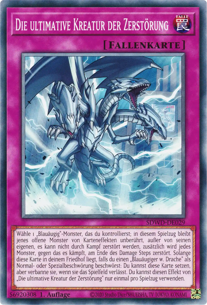 Die ultimative Kreatur der Zerstörung Yu-Gi-Oh! Karte SDWD-DE029 Common