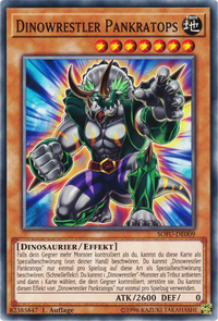 Dinowrestler Pankratops Yu-Gi-Oh! Karte SOFU-DE009 Common