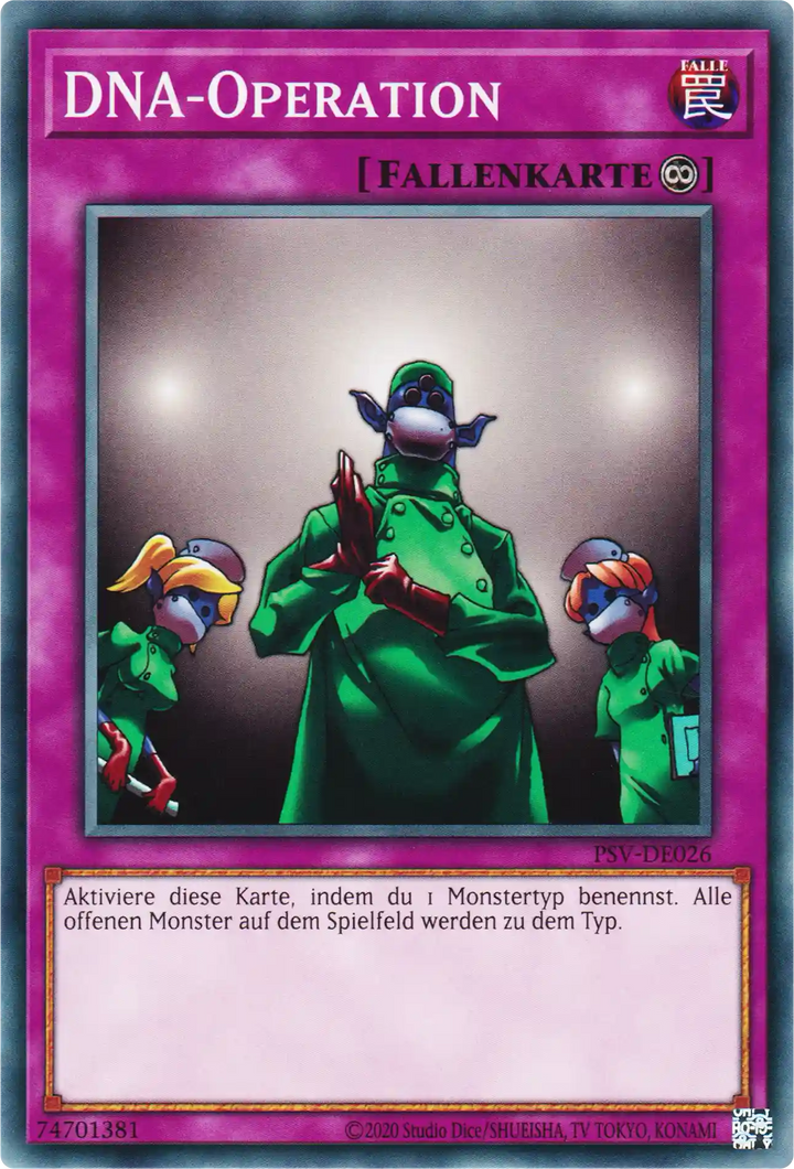 DNA-Operation Yu-Gi-Oh! Karte PSV-DE026 Common
