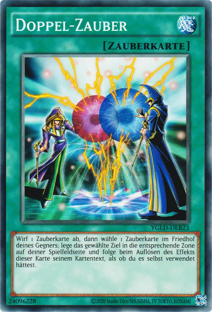 Doppel-Zauber Yu-Gi-Oh! Karte YGLD-DEB23 Common
