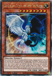Drache des Lichts und der Finsternis Yu-Gi-Oh! Karte MP24-DE024 Quarter Century Secret Rare