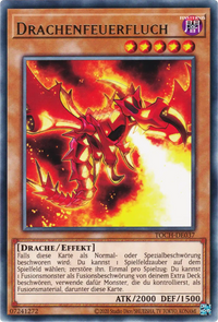 Drachenfeuerfluch Yu-Gi-Oh! Karte TOCH-DE037 Rare