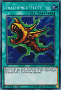 Drachenrufflöte Yu-Gi-Oh! Karte LCKC-DE027 Secret Rare