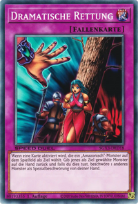 Dramatische Rettung Yu-Gi-Oh! Karte SGX3-DED18 Common