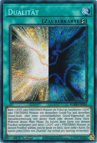 Dualität Yu-Gi-Oh! Karte BLMR-DE036 Secret Rare