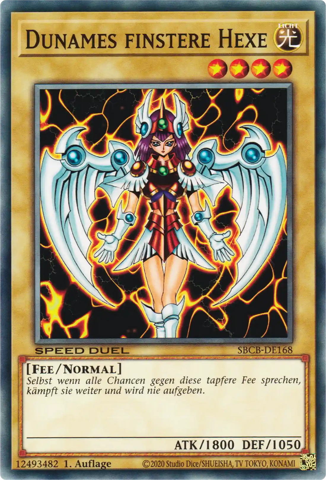 Dunames finstere Hexe Yu-Gi-Oh! Karte SBCB-DE168 Common