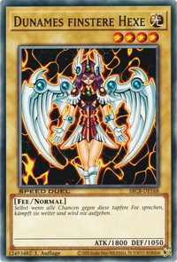 Dunames finstere Hexe Yu-Gi-Oh! Karte SBCB-DE168 Common