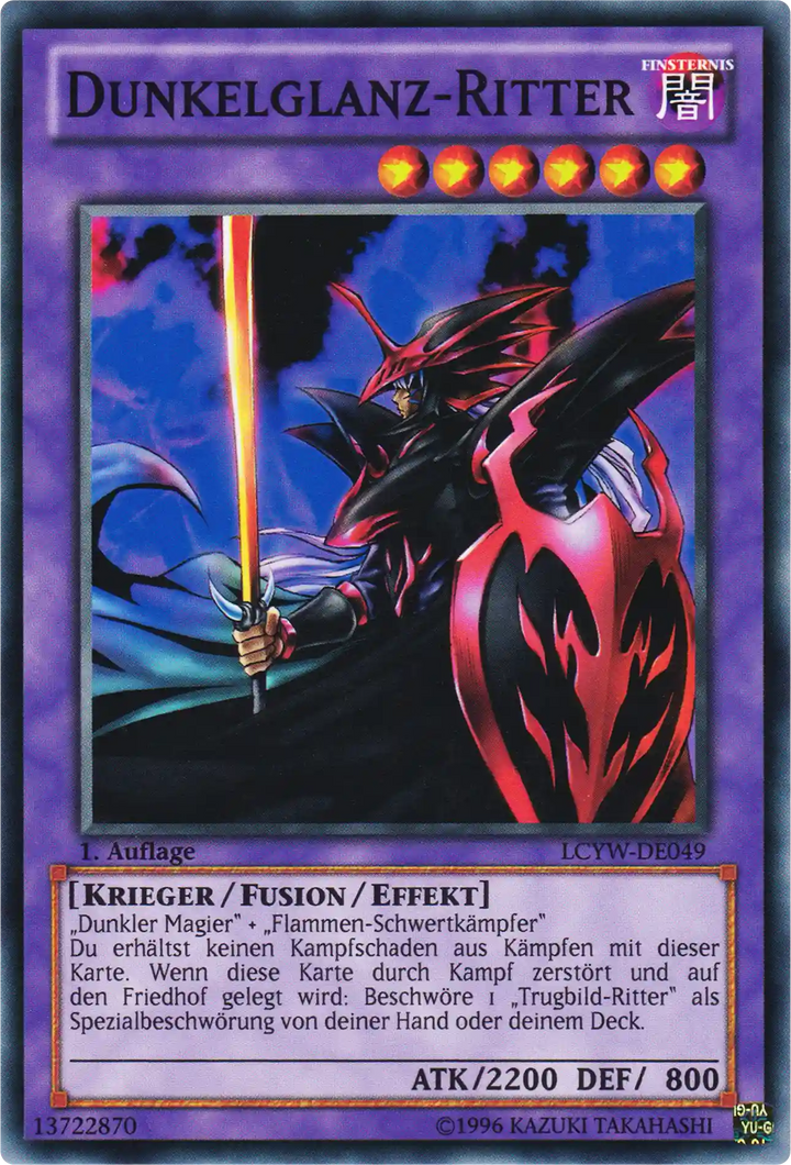 Dunkelglanz-Ritter Yu-Gi-Oh! Karte LCYW-DE049 Common