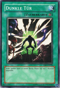 Dunkle Tür Yu-Gi-Oh! Karte DB2-DE026 Common