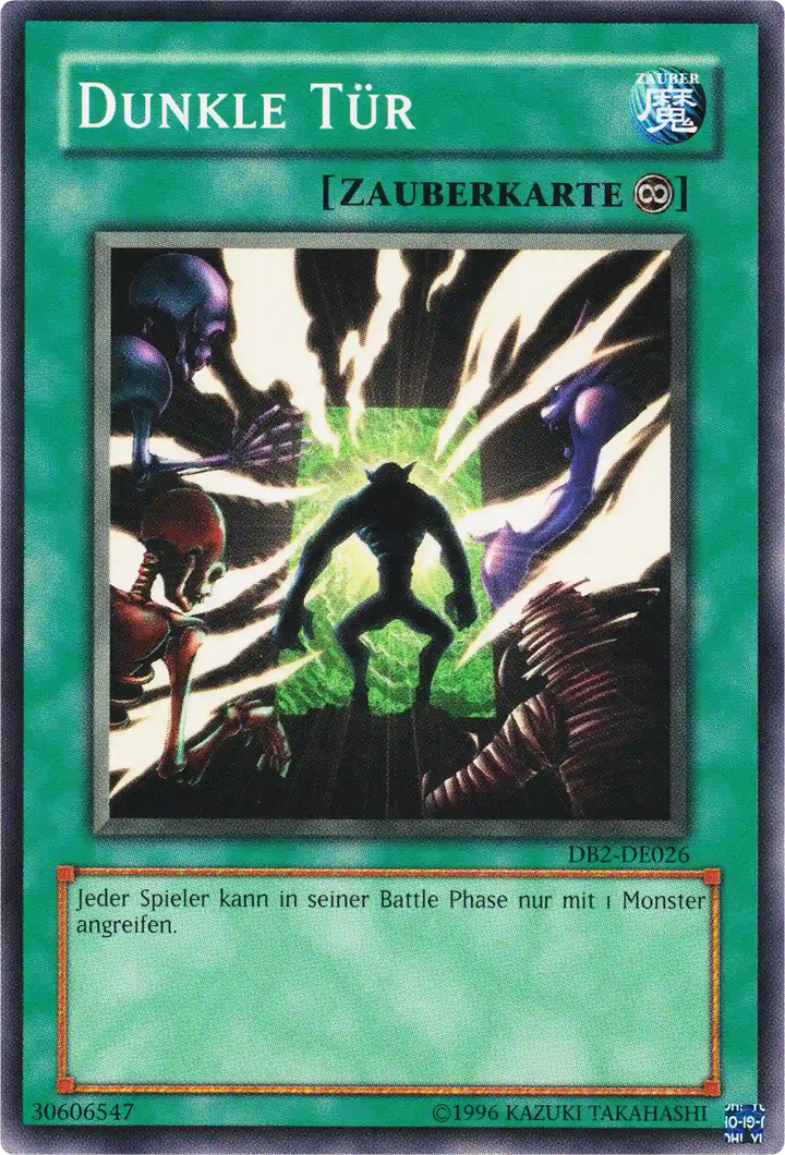 Dunkle Tür Yu-Gi-Oh! Karte DB2-DE026 Common