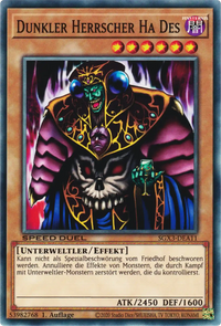 Dunkler Herrscher Ha Des Yu-Gi-Oh! Karte SGX3-DEA11 Common