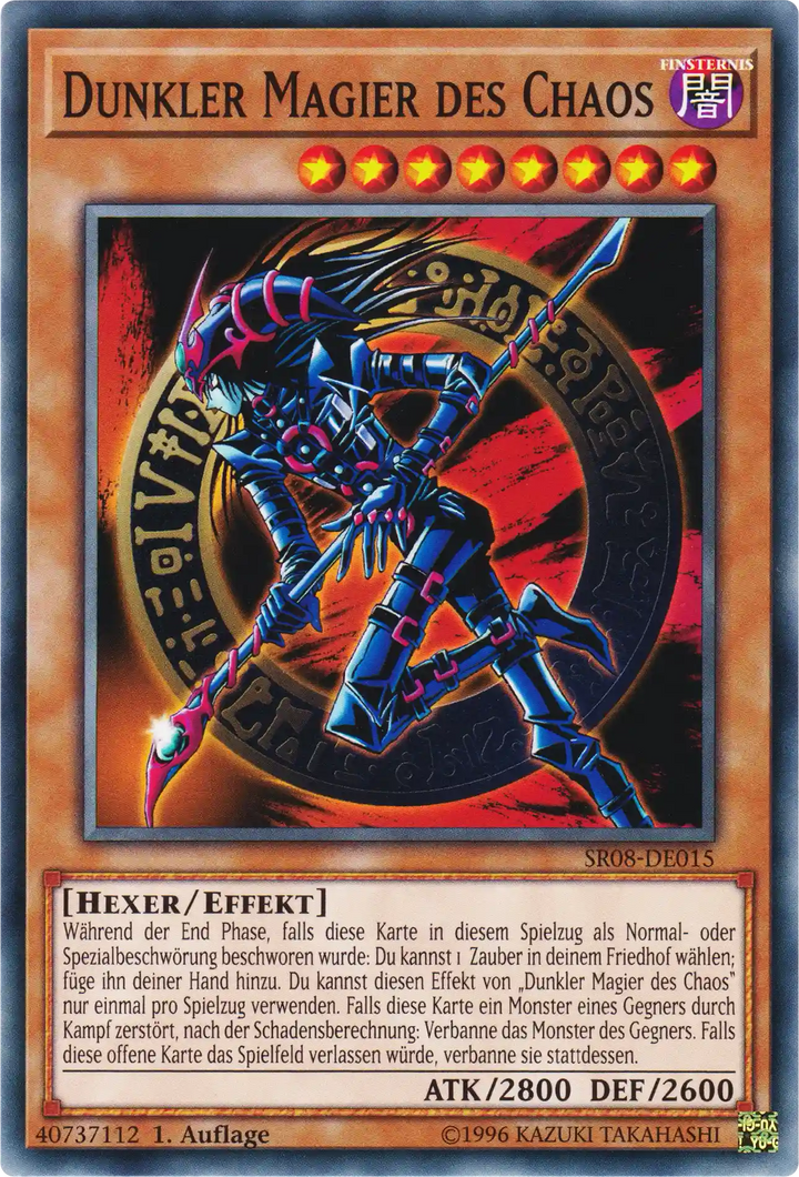 Dunkler Magier des Chaos Yu-Gi-Oh! Karte SR08-DE015 Common