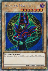 Yu-Gi-Oh! Platinum Secret Rare Karte Beispiel mit platinfarbenem Secret-Rare-Foil