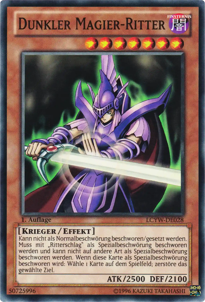 Dunkler Magier-Ritter Yu-Gi-Oh! Karte LCYW-DE028 Common