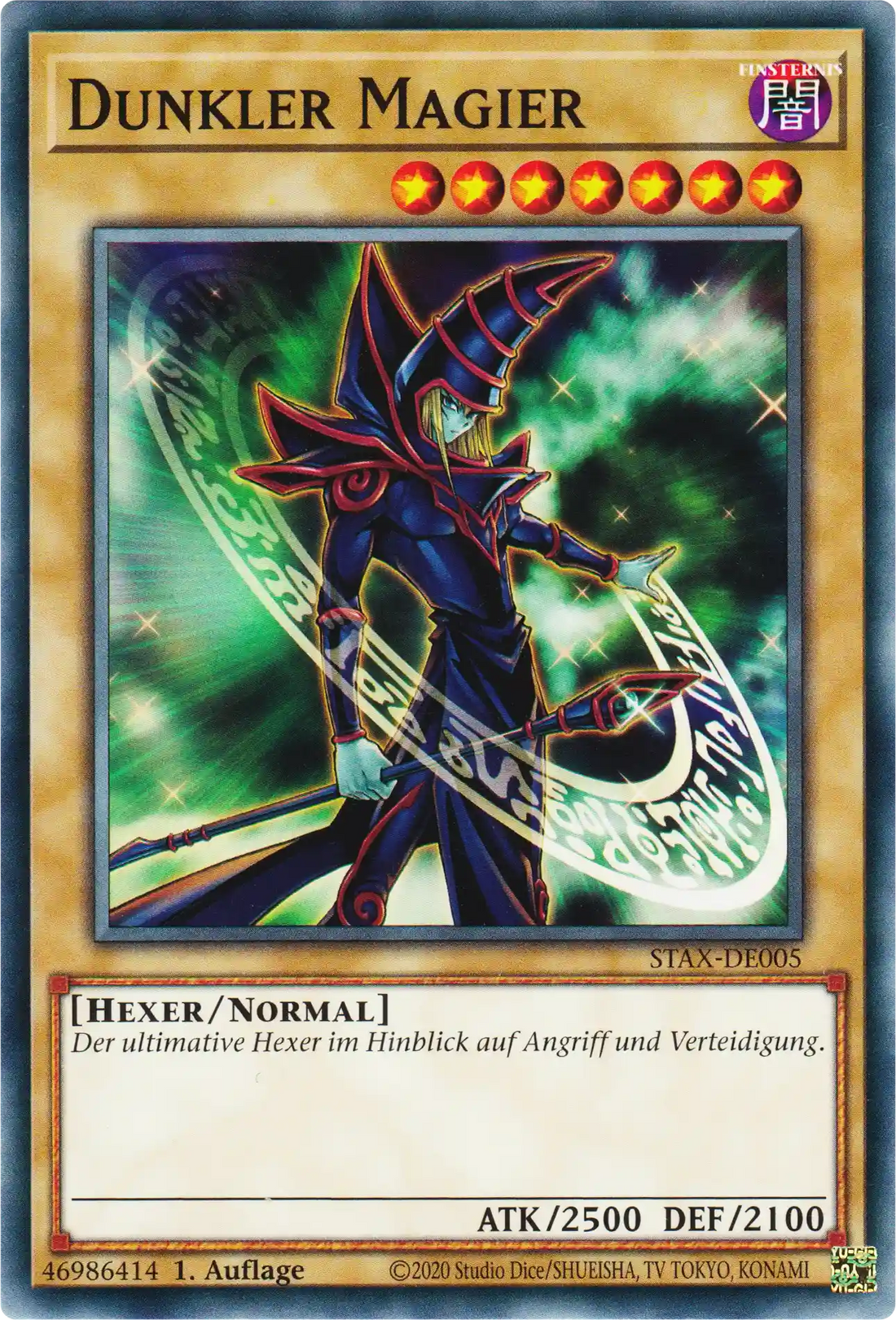 Dunkler Magier Yu-Gi-Oh! Karte STAX-DE005 Common