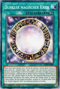 Dunkler magischer Kreis Yu-Gi-Oh! Karte LED6-DE009 Common
