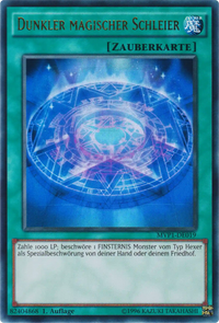Dunkler magischer Schleier Yu-Gi-Oh! Karte MVP1-DE019 Ultra Rare