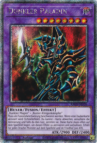 Dunkler Paladin Yu-Gi-Oh! Karte RA03-DE126 Platinum Secret Rare