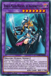 Dunkles Magier-Mädchen, die Drachenritterin Yu-Gi-Oh! Karte LEDD-DEA36 Common