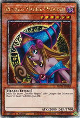 Dunkles Magier-Mädchen Yu-Gi-Oh! Karte MP24-DE009 Quarter Century Secret Rare